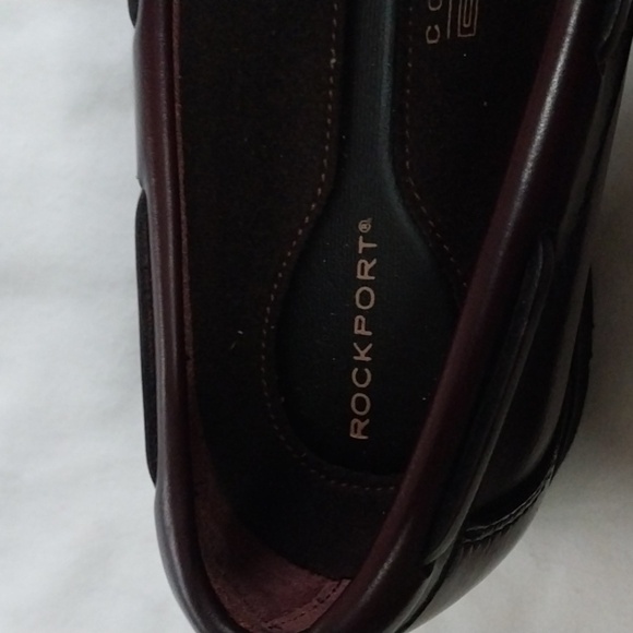 Rockport 8M leather fringe tassel slip on loafers NWOB - Picture 5 of 8